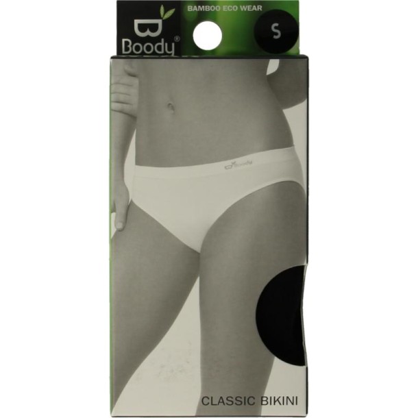 Boody Classic bikinislip zwart S (1 Stuks)