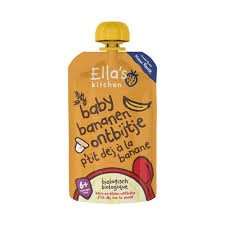 Ella's Kitchen Baby Bananen Ontbijtje Bio Knijpfruit 6+ Maanden 100 GR