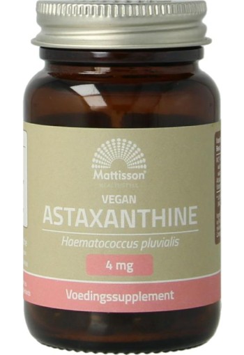 Mattisson Vegan astaxanthine 4mg (60 Vegetarische capsules)