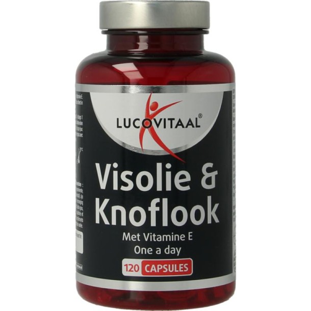 Lucovitaal Visolie & knoflook (120 Capsules)