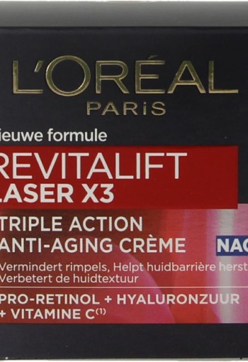 L'Oreal Paris Revitalift laser X3 nachtcreme (50 Milliliter)