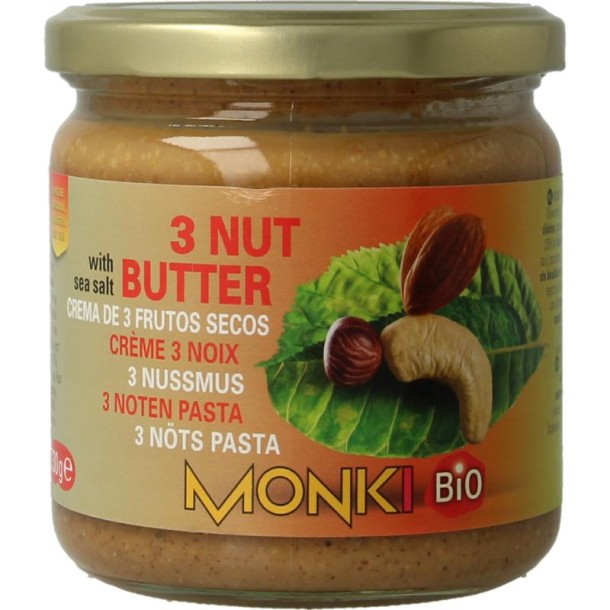 Monki 3 Notenpasta bio (330 Gram)