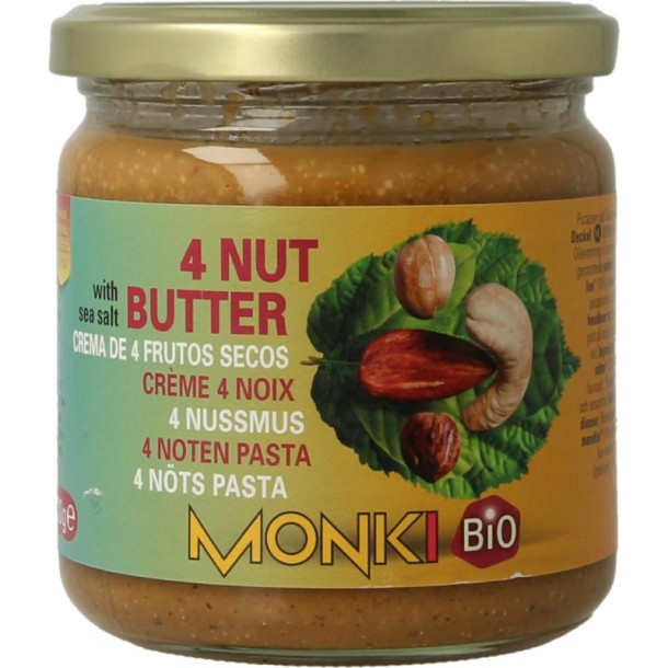 Monki 4 Notenpasta bio (330 Gram)