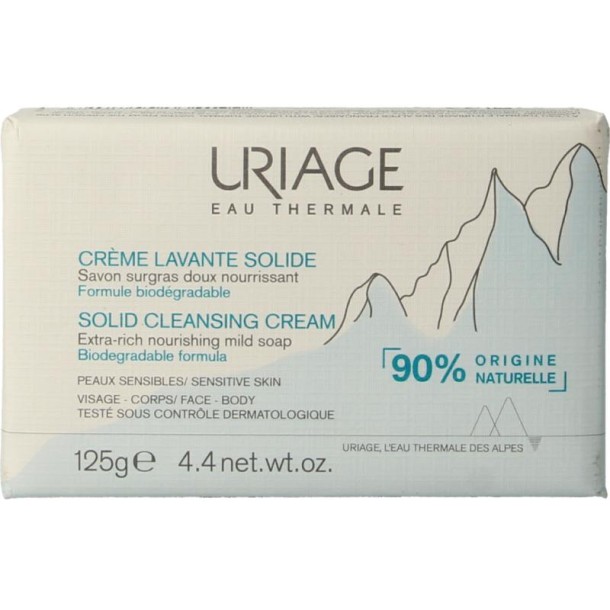 Uriage Thermaal water creme lavante solide (125 Gram)