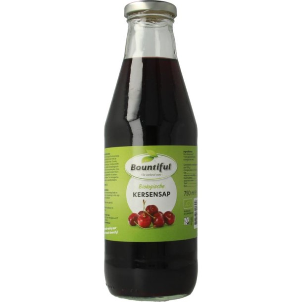 Bountiful Kersensap bio (750 Milliliter)