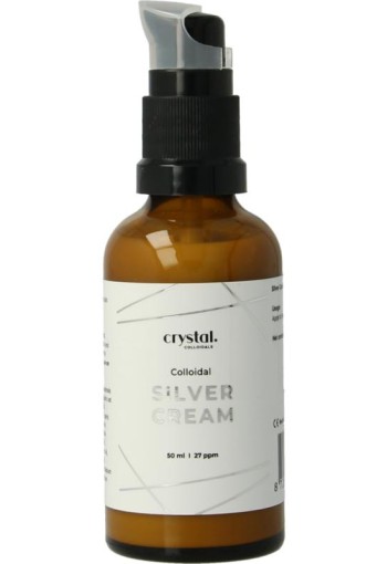 Crystal Colloidaal zilver creme (50 Milliliter)