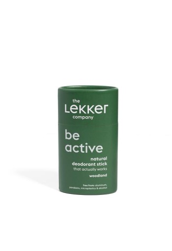 Lekker Company Deodorant stick woodland (40 Gram)