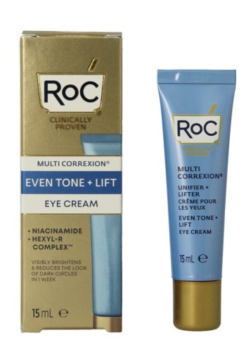 ROC Multi correxion even tone+lift eye cream 15 Milliliter