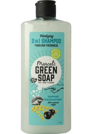 Marcel's GR Soap Shampoo & conditioner 2in1 mimosa zwarte bes (300 Milliliter)