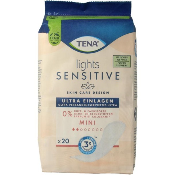 Tena Light pads sensitive mini (20 Stuks)