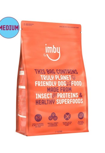 Imby Pet Food Hondenbrokken insecteneiwitten middelgroot 10-35kg (1500 Gram)