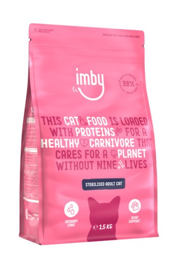 Imby Pet Food Kattenbrokken insecteneiwitten (400 Gram)