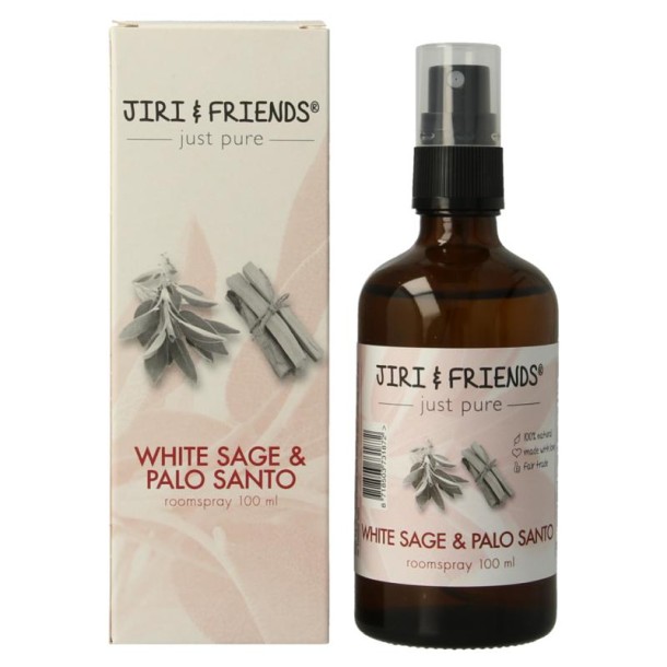 Jiri & Friends Aromatherapy spray palo santo white sage (100 Milliliter)