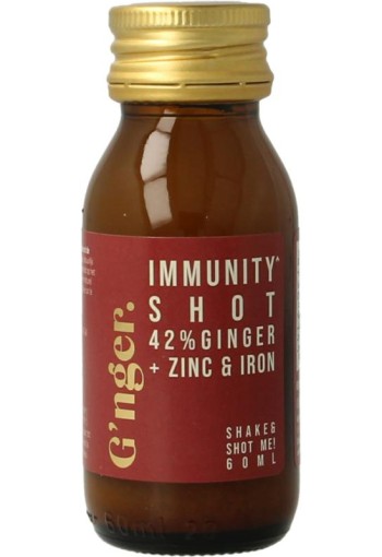 G'nger Shot gember vruchtensap immunity (60 Milliliter)