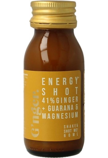 G'nger Shot gember vruchtensap guarana energy (60 Milliliter)