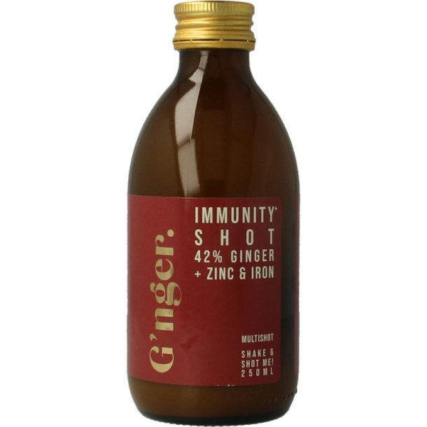 G'nger Shot gember vruchtensap immunity (250 Milliliter)