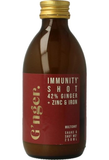 G'nger Shot gember vruchtensap immunity (250 Milliliter)