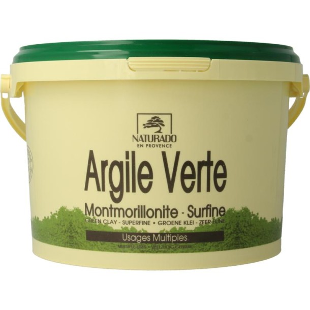 Naturado Groene klei montmorillon emmer (2,5 Kilogram)