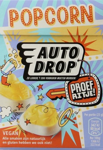 Autodrop Proefritje popcorn (220 Gram)