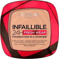 L'Oréal Paris Infaillible 24H Fresh Wear Foundation in a Powder 120 Vanille