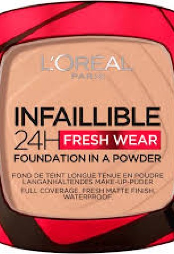 L'Oréal Paris Infaillible 24H Fresh Wear Foundation in a Powder 120 Vanille