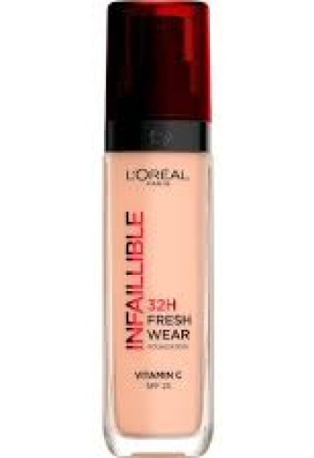 L'Oréal Paris Infaillible 32HR Fresh Wear 145 Beige Rose Foundation met SPF25 30 ML