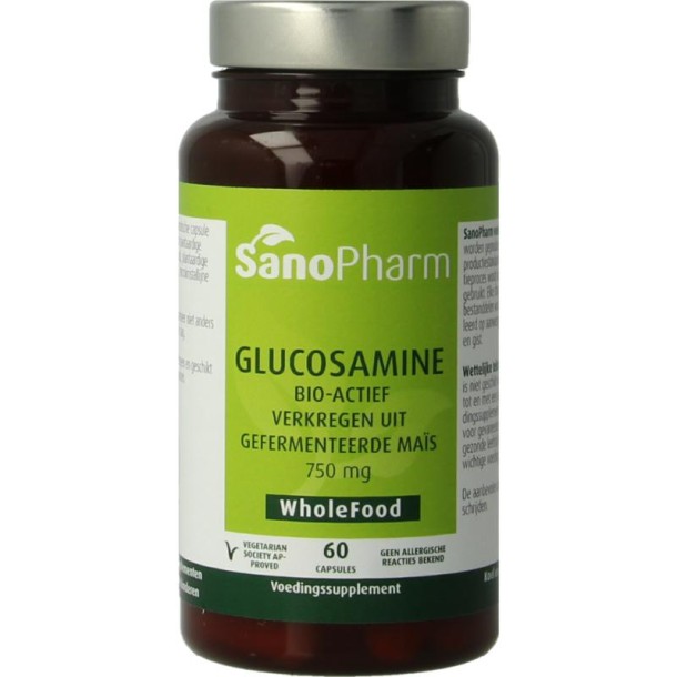 Sanopharm Glucosamine 750mg vegan (60 Capsules)