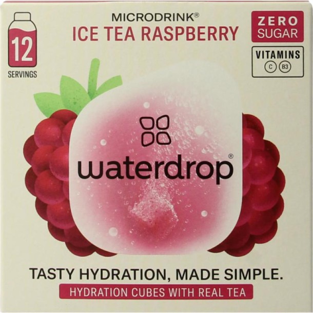 Waterdrop Microdrink ice tea framboos (12 Stuks)