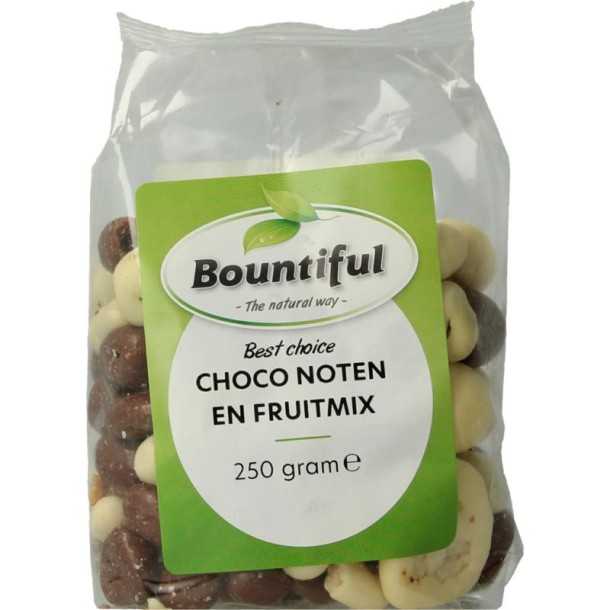 Bountiful Choco noten fruitmix (250 Gram)