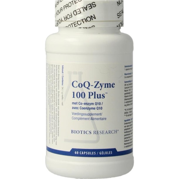 Biotics CoQ zyme 100plus 100mg (60 Capsules)