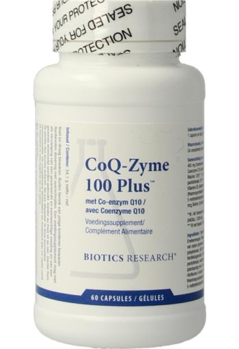 Biotics CoQ zyme 100plus 100mg (60 Capsules)