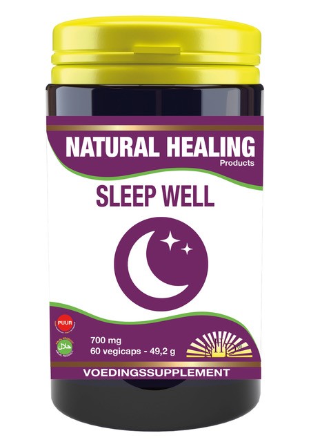 NHP Sleep well 700mg puur (60 Vegetarische capsules)