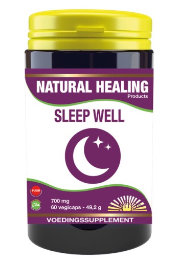 NHP Sleep well 700mg puur (60 Vegetarische capsules)