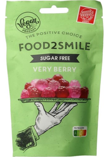 Food2Smile Very berry suikervrij glutenvrij lactosevrij (90 Gram)