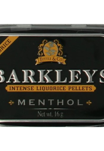 Barkleys Liquorice pellets menthol (16 Gram)