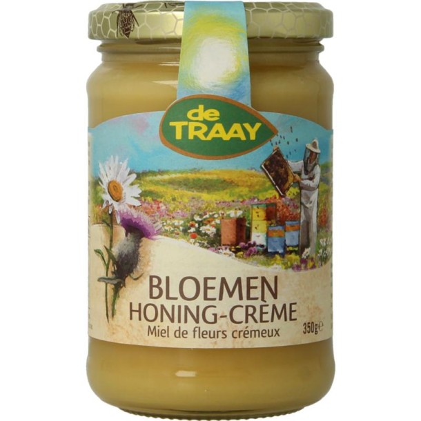 Traay Bloemen honing creme (350 Gram)