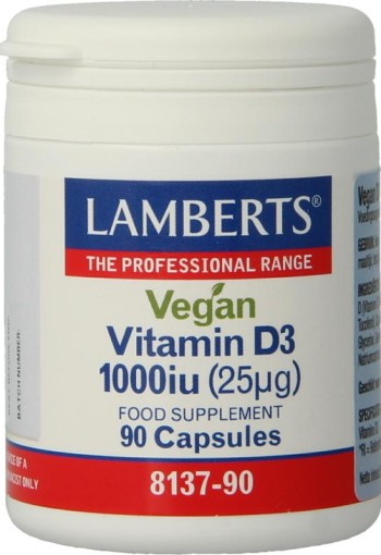 Lamberts Vitamine D3 1000IE 25mcg vegan (90 Capsules)