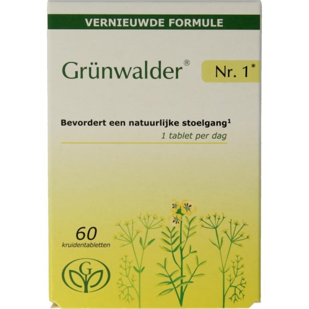 Grunwalder Nr. 1 stoelgang (60 Tabletten)