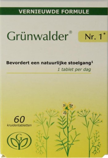 Grunwalder Nr. 1 stoelgang (60 Tabletten)