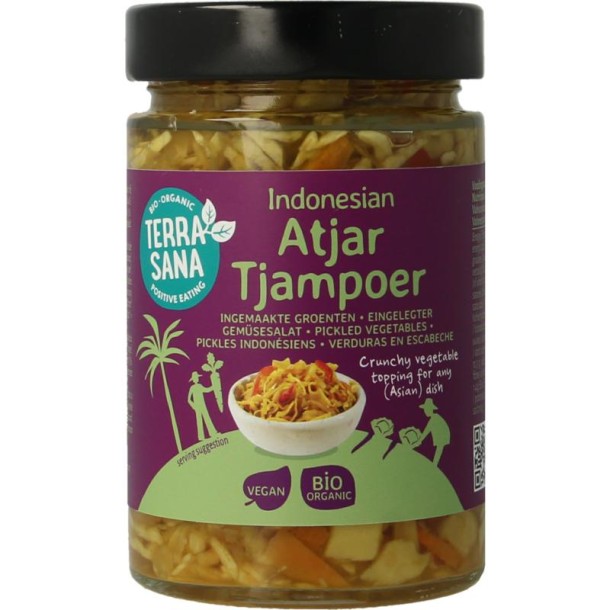 Terrasana Indonesische atjar tjampoer bio (300 Gram)