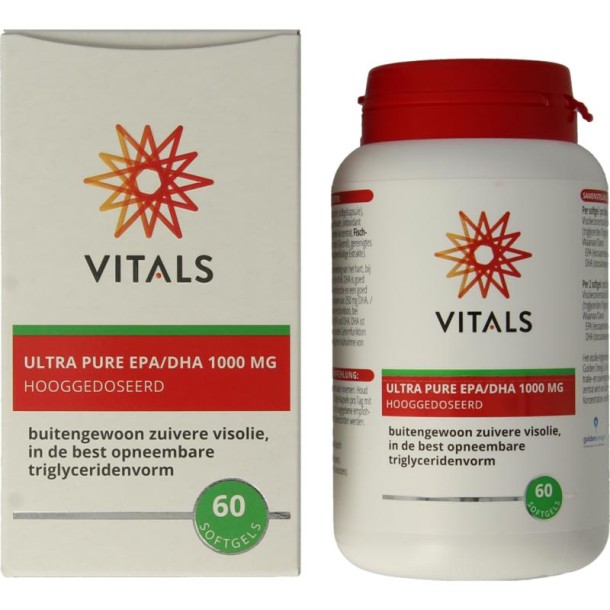 Vitals EPA/DHA Ultra pure 1000mg (60 Softgels)