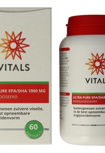 Vitals EPA/DHA Ultra pure 1000mg (60 Softgels)