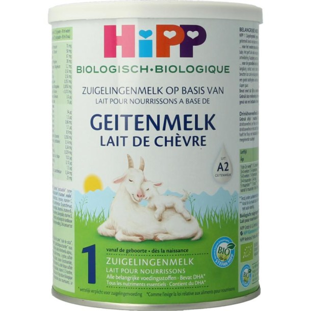 Hipp 1 Biologische zuigelingenmelk op basis van geitenm (400 Gram)