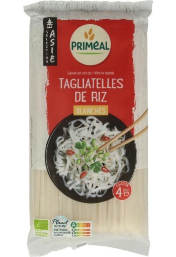 Primeal Rijstnoedels van witte rijst bio (400 Gram)