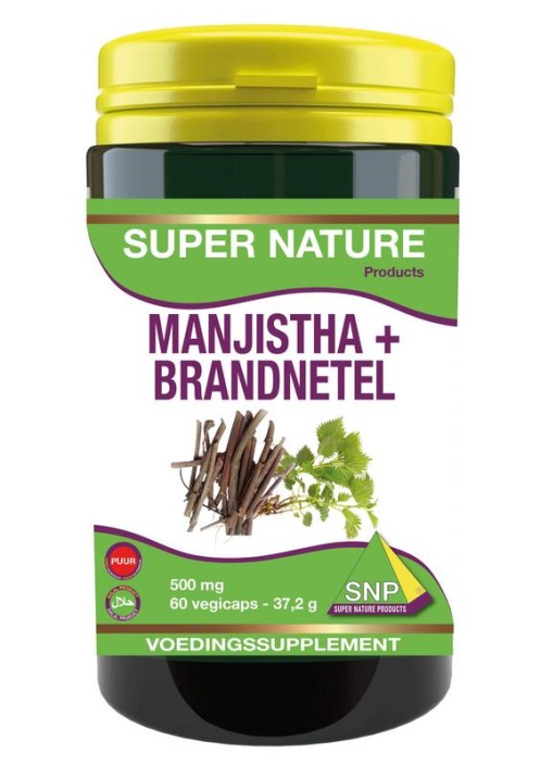 SNP Manjistha + brandnetel puur (60 Vegetarische capsules)