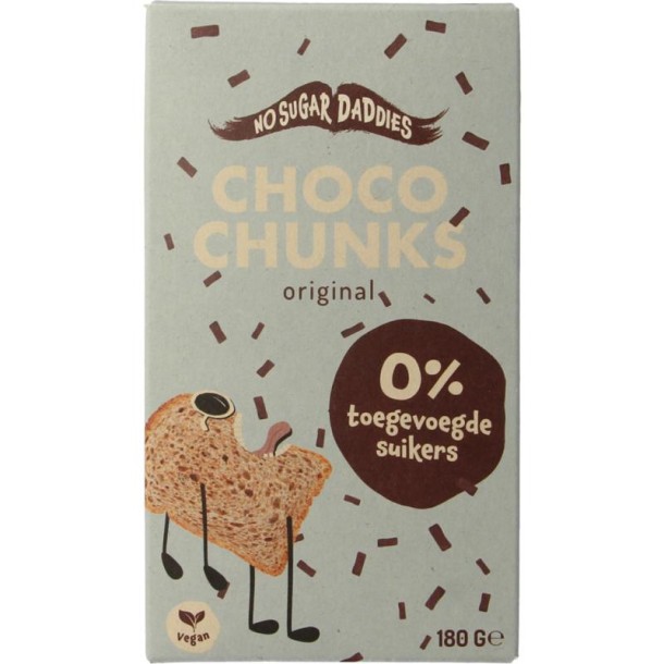 No Sugar Daddies Choco chunks melk bio (180 Gram)