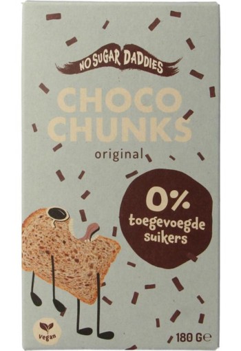 No Sugar Daddies Choco chunks melk bio (180 Gram)