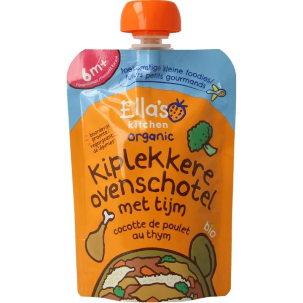 Ella's Kitchen Kiplekkere ovenschotel tijm 6+ maanden bio (130 Gram)