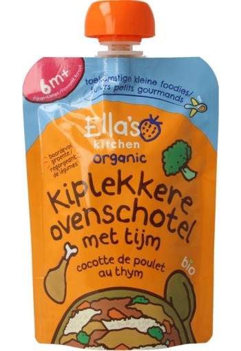 Ella's Kitchen Kiplekkere ovenschotel tijm 6+ maanden bio (130 Gram)