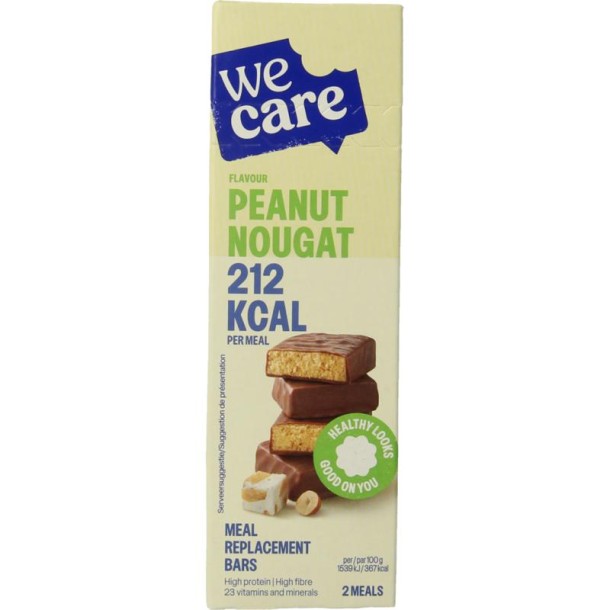 Wecare Bars peanut nougat (116 Gram)